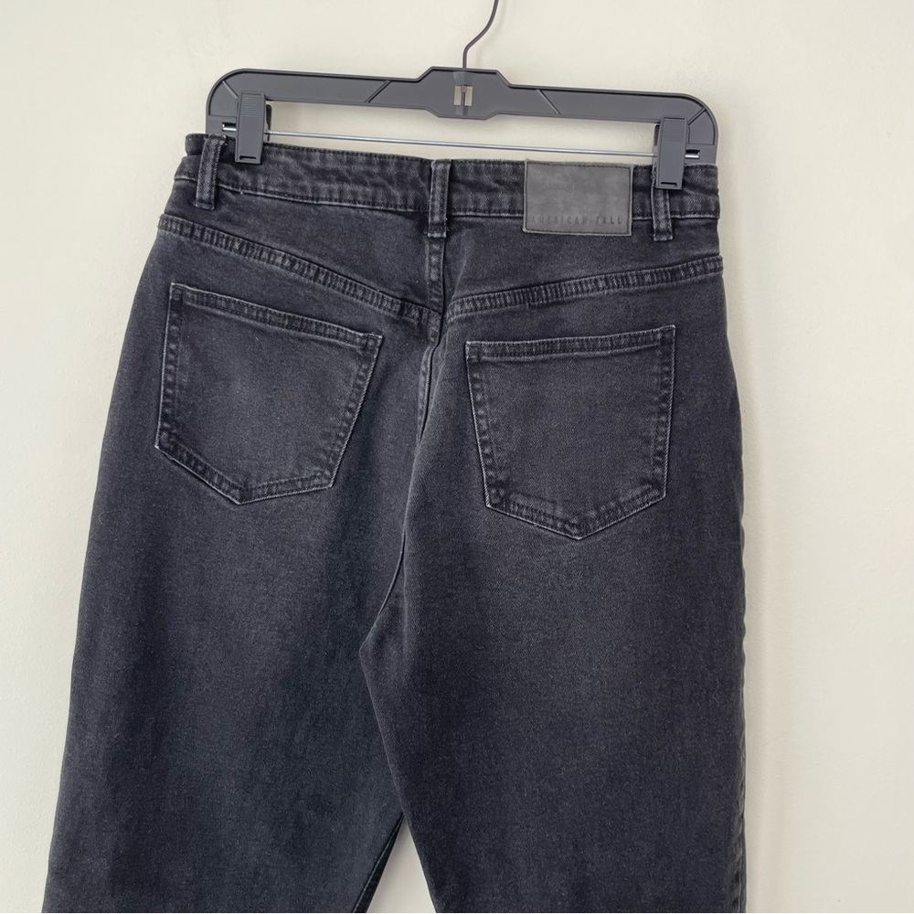 American Tall Jada Mom Jean 27 T Black Denim High Rise - Picture 7 of 10